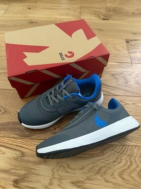 NWT BILLY Sport Inclusion One Kids Sneakers Charcoal Blue (Kids 3)